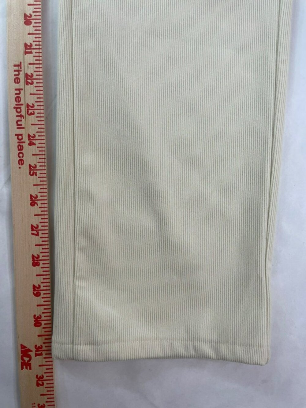 J. Hillburn Corduroy Beige Pants 5 Pockets Men's Size 35x31 NEW - Picture 8 of 9